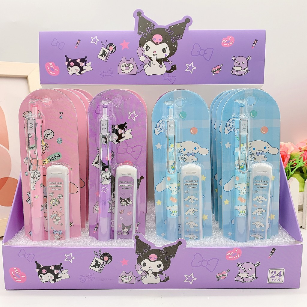 

Pensil mekanik 0.5 LABUBU sanrio / Mechanical pencil cute PLUS REFILL - BC0458