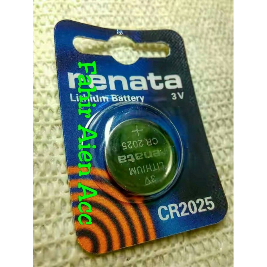 RENATA Baterai Batre ORIGINAL RENATA CR2025/Baterai Jam Tangan DLL