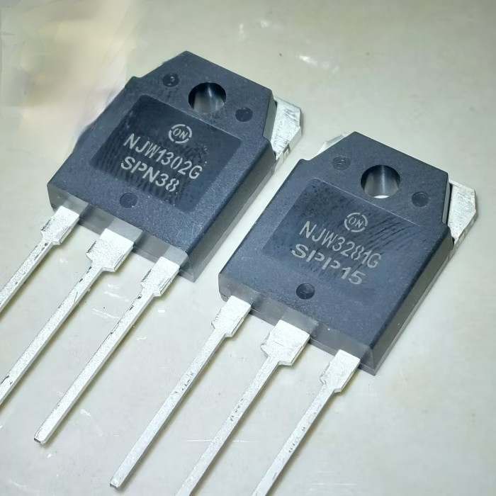 NJW1302G NJW3281G Sepasang Transistor NJW1302 NJW3281 NJW 1302 3281