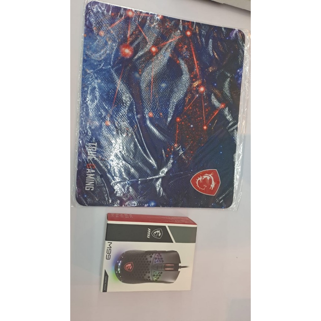 MSI M99 RGB Gaming Mouse - Mouse Gaming Ergonomis dengan 8 Tombol Programabel dan Resolusi 4000 DPI