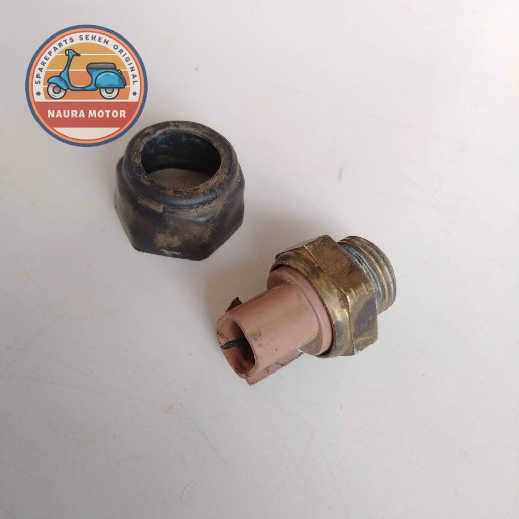 SWITCH SENSOR RADIATOR NINJA 250 KARBU FI ORIGINAL COPOTAN SENSOR TEMPERATUR RADIATOR NINJA 250 FI