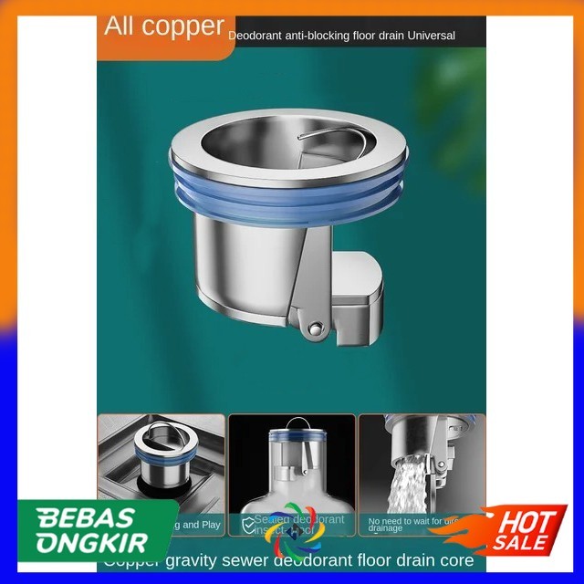 Penutup Lubang Saluran Air Kamar Mandi Anti Kecoa Plug Trap