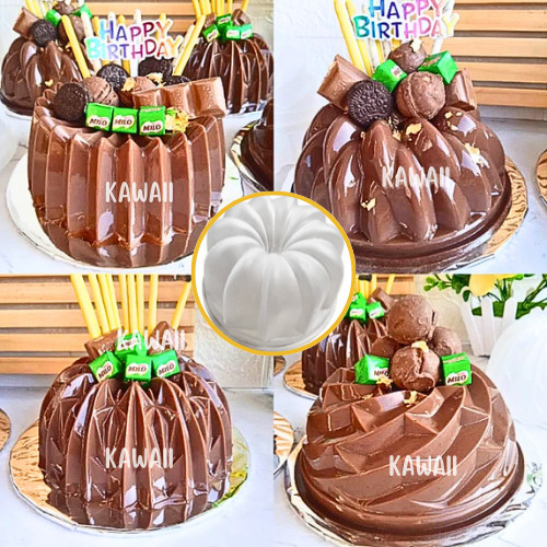 KS Isi 12pcs Cetakan Puding Mini Agar Agar Loyang Puding Cetakan Jelly Kue Mini Viral Loyang Puding 