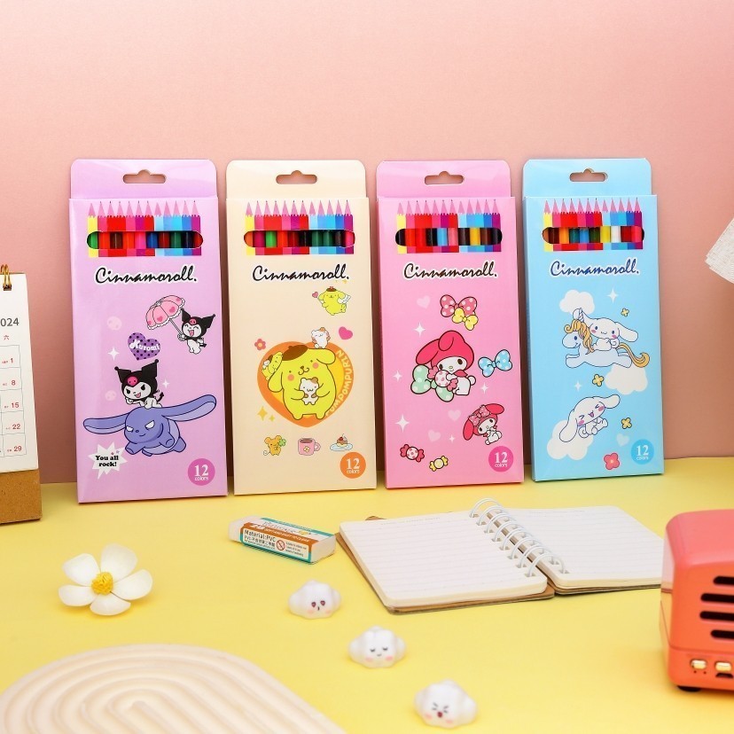 

SS PENSIL WARNA KARAKTER LUCU 12 WARNA / PENSIL WARNA 12 WARNA KAWAII / TERMURAH