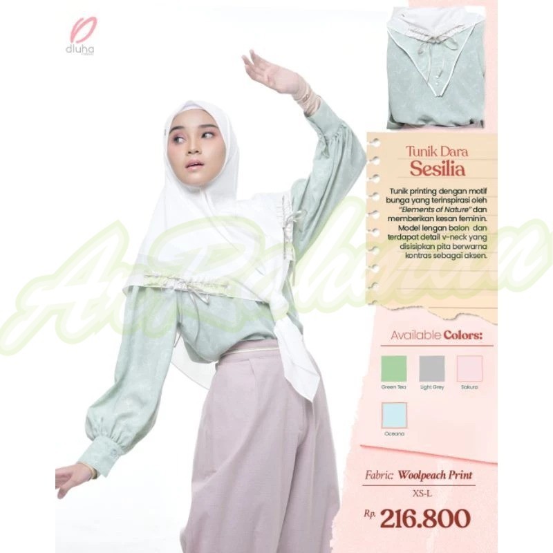 DISKON Rabbani Tunic Dara Sesilia Rabbani Ar-Rahman.Shop