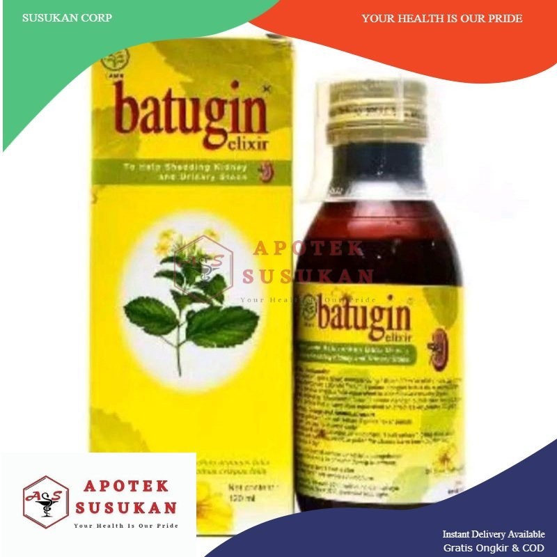 Obat batu ginjal Batugin Elixir 300 mL ed 11 24