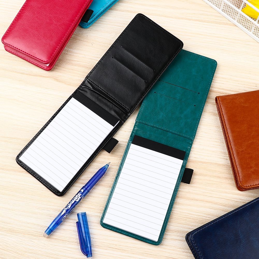 

Multifunction Leather Mini Notebook Pocket A7 Planner Daily Memos Note Book Refills Business Office Work Notepad