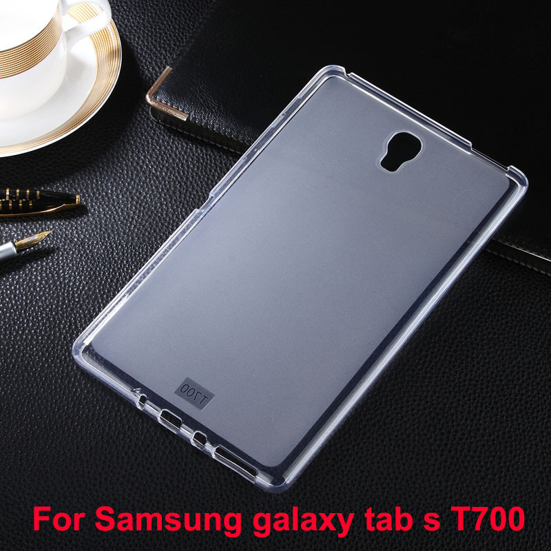 

For Samsung Galaxy Tab S 8.4 T700 TPU soft back cover case,for Galaxy TabS 8.4" Bag SM-T701 T705 T705C TPU full protective Cover