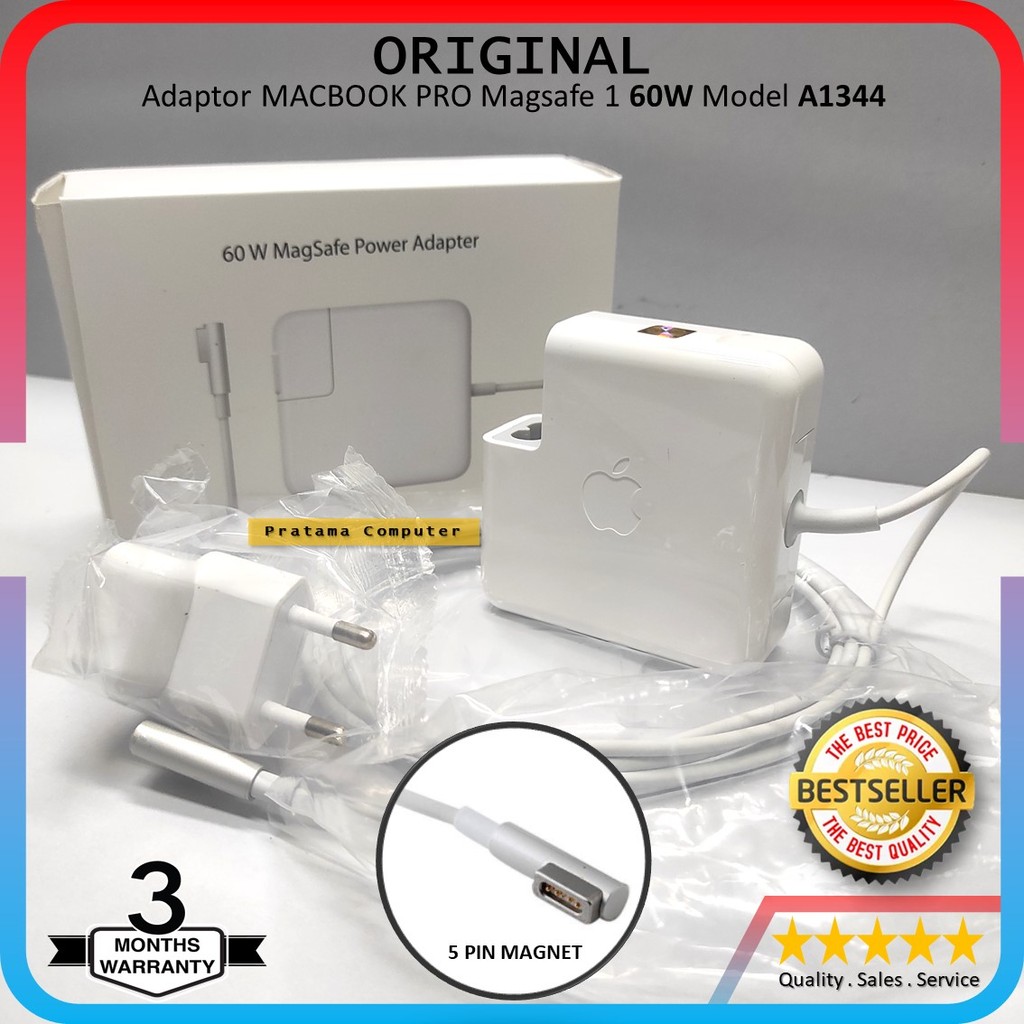 Power Adaptor Magsafe 60Watt For Macbook A1278 A1322 A1280 A1181 A1185 A1331 A1324 Original