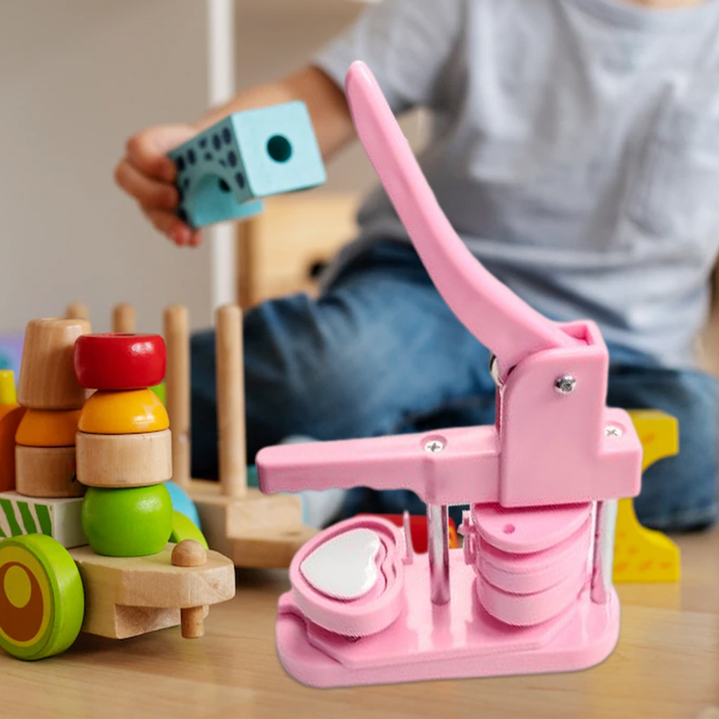 

Button Maker Machine Badge Press Maker Machine Brooche Tools DIY Pin Badges Set Button Press Machine Supplies Set