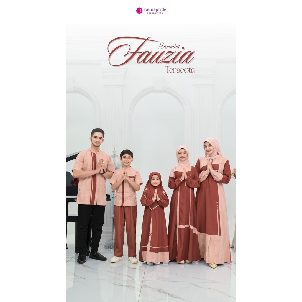 Raunapride Sarimbit Fauzia / Gamis Dewasa Original