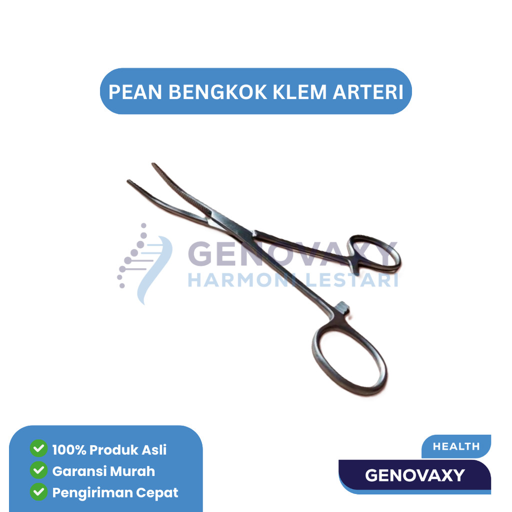 Pean bengkok klem arteri