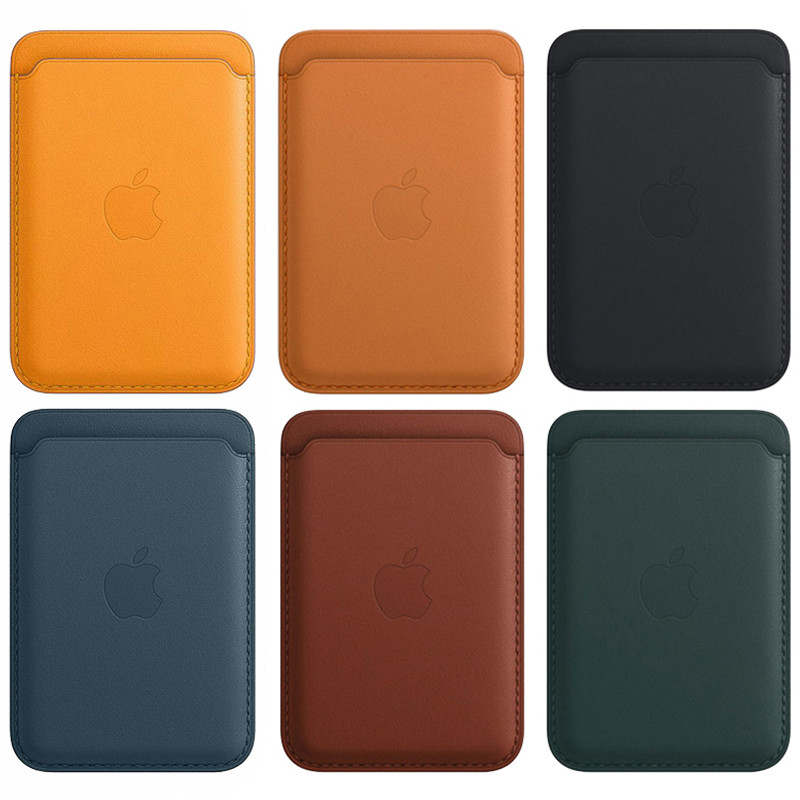 

Apple Magsafe Magnetic Leather Wallet Case For iPhone 11 12 13 14 15 Pro Max Plus mini Card Holder Phone Bag Cover Accessories