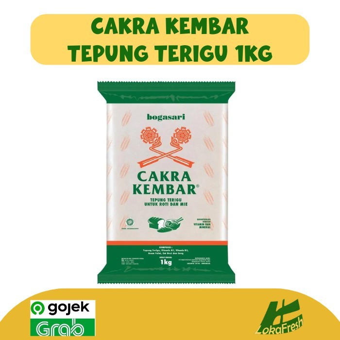 

Tepung Terigu Cakra Kembar 1kg