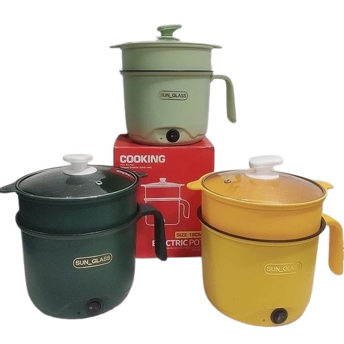 Panci Listrik Mini Rice Cooker Electric Anti Lengket Elektrik Multifungsi Kompor Listrik Kukus Memas