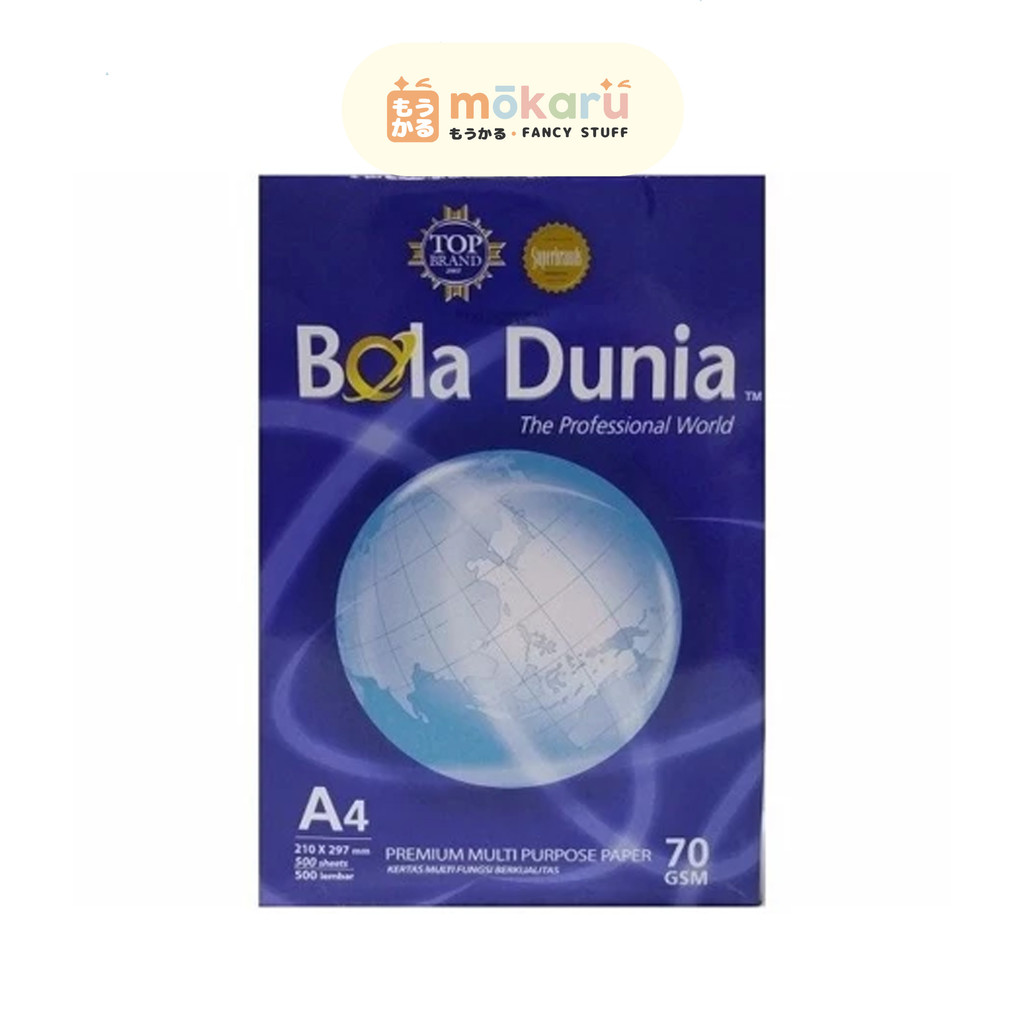 

Bola Dunia Kertas Print/Fotocopy A4 70GR
