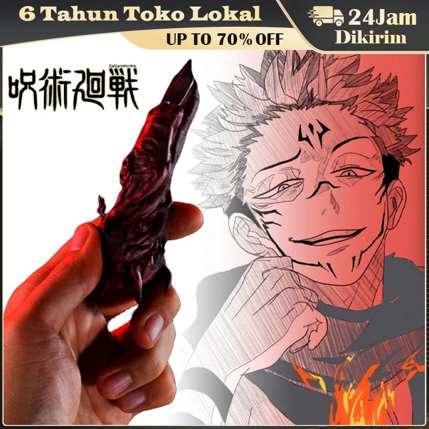 Jujutsu Kaisen Ryomen Sukuna Jari Action Figure – Koleksi Anime & Model Mainan Hadiah