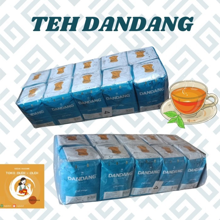 

⭐BISA COD⭐ Teh Dandang Biru 1 Slop isi 10 x 40 gr Teh Tubruk