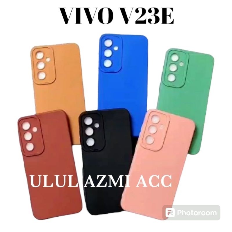 Case Macaron Vivo V23E Softcase Pro Kamera