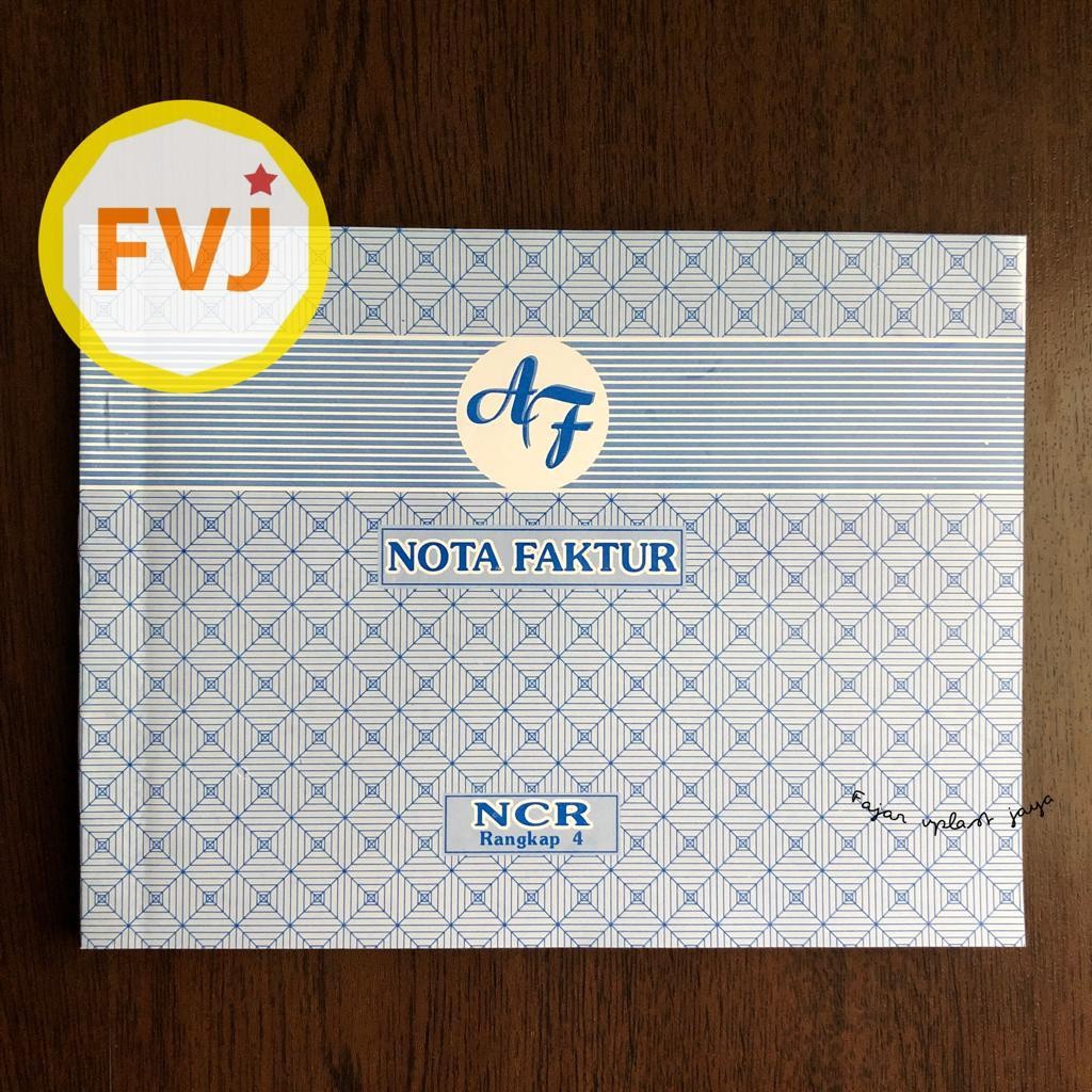 

10 Buku Nota Faktur NCR AF 1/2 FOLIO 2 , 3 , 4 ply Rangkap Terbaik