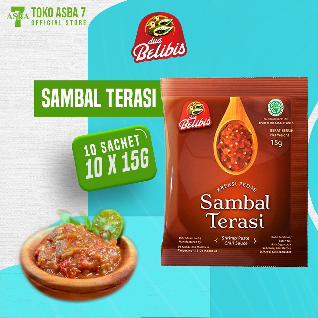 

DUA BELIBIS KREASI PEDAS SAMBAL TERASI 15G