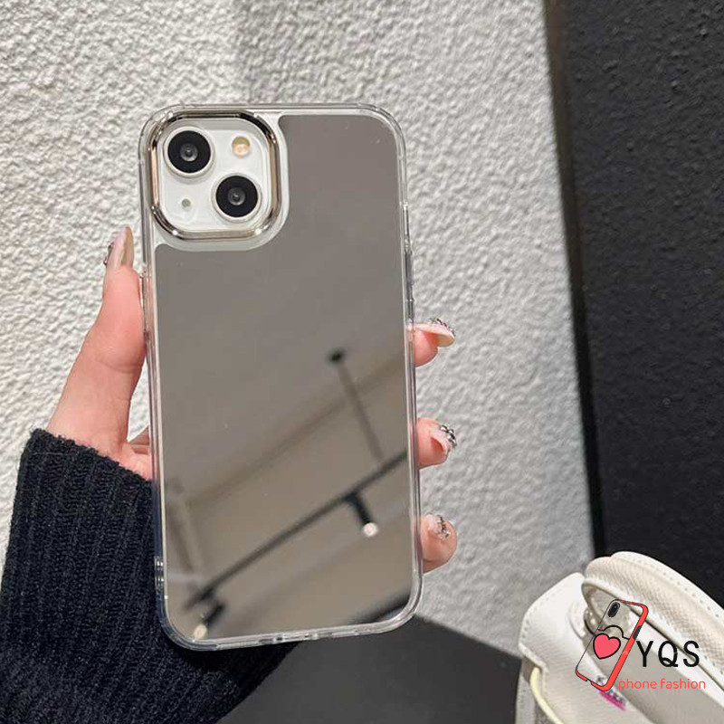 Casing ponsel cermin kosmetik modis For iPhone 11 13 15 16 14 12 Pro max 13 11 Pro 15 13 11 pro max 