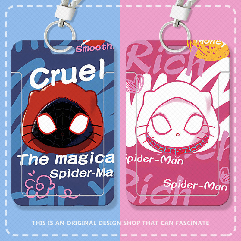 

ID CARD HOLDER, tempat kartu Marvel Spider-Man, cocok untuk kantor/sekolah, tempat kartu pelajar/kartu transportasi, tempat kartu akses, tempat kartu kartun yang modis dan keren.