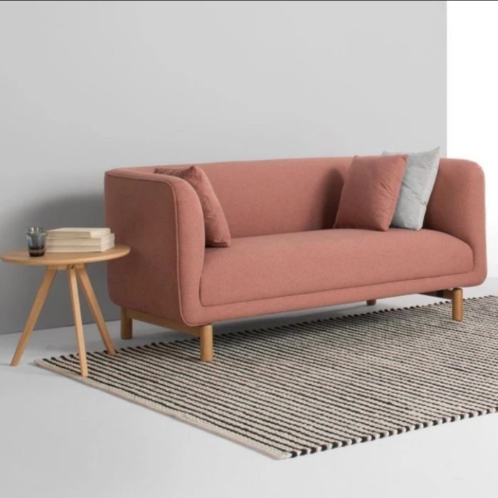Shofa shabby sofa minimalis rangka kayu jati