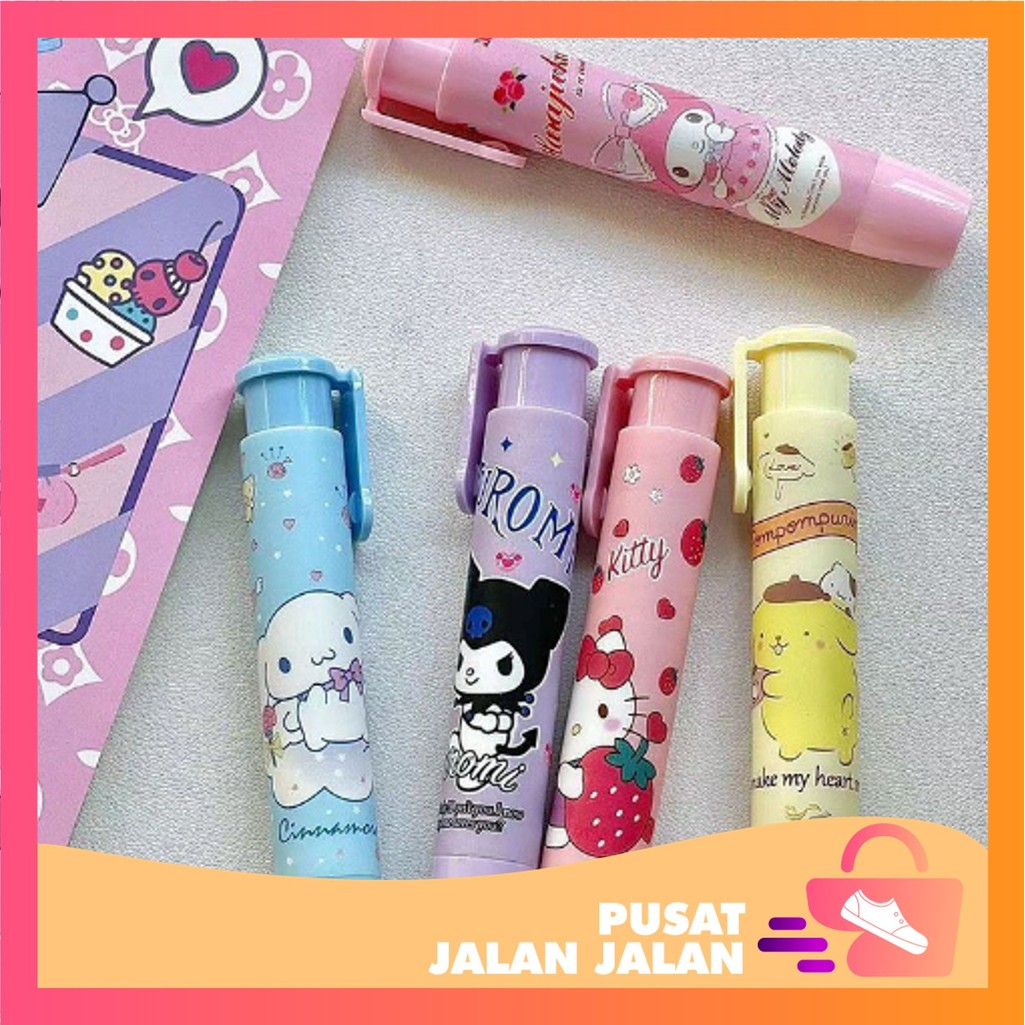 

PJJ - S5828 Penghapus Pensil Mekanik Motif Karakter Lucu / Penghapus Bentuk Lipstick / Hapusan Eraser Lipstik / Mechanical Eraser