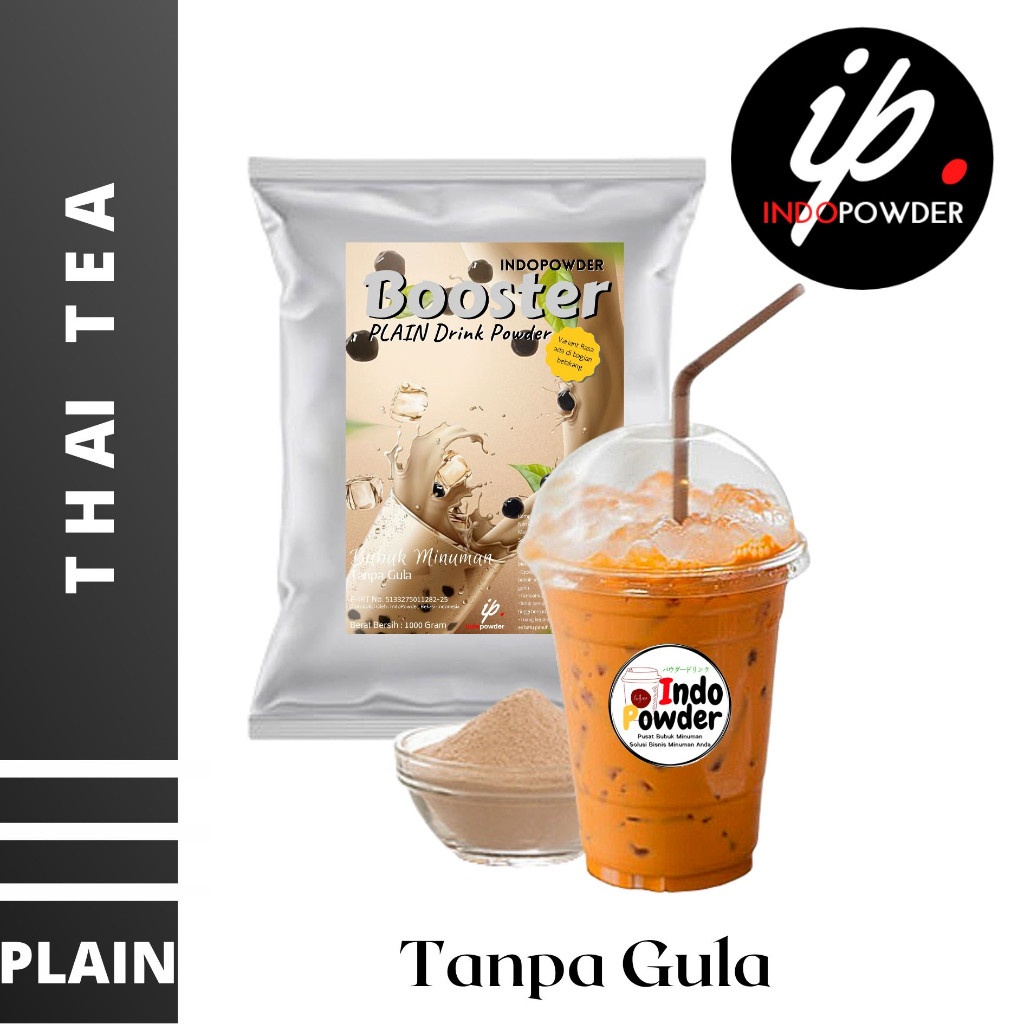 

PLAIN Bubuk Minuman THAI TEA 1Kg - Bubuk THAI TEA TANPA GULA 1Kg - THAI TEA Bubuk 1Kg - TANPA GULA