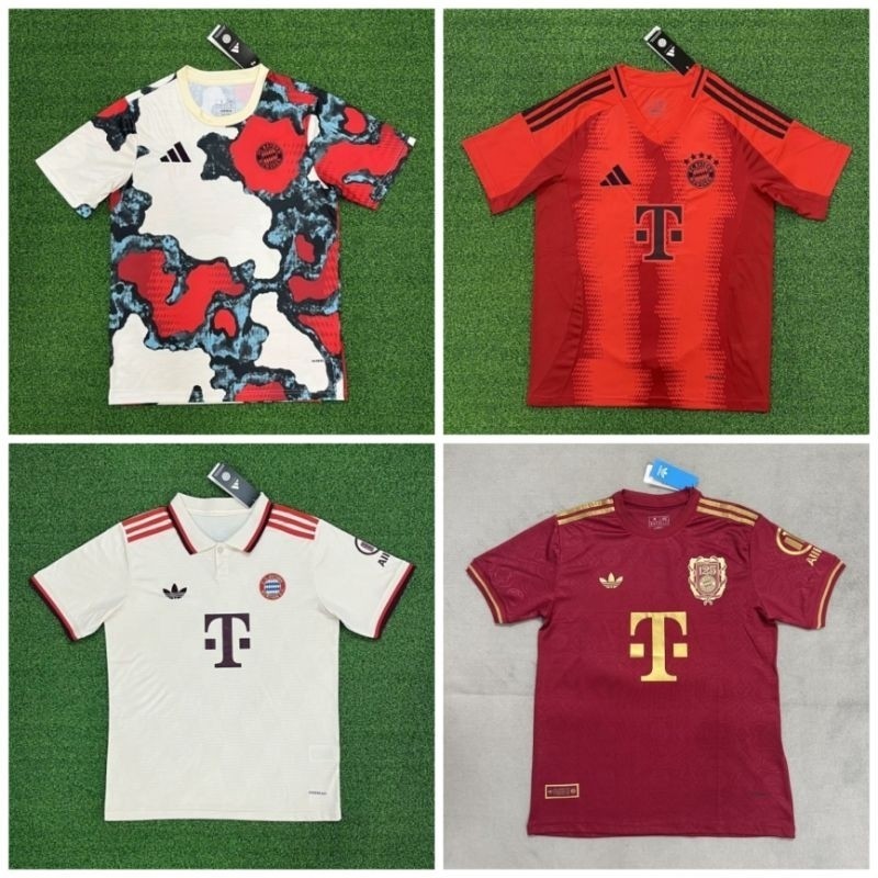 BAJU BOLA JERSEY BOLA JERSEY MUNCHEN 3RD 2023 2024  JERSEY BOLA HOME 2015 2016 JERSEY FUTSAL MUNCHEN