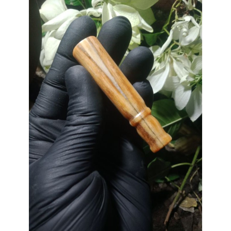 once pipa pipo/sedotan model ukir bentuk oval panjang 8 cm bahan tulang moncong Marley kualitas prem