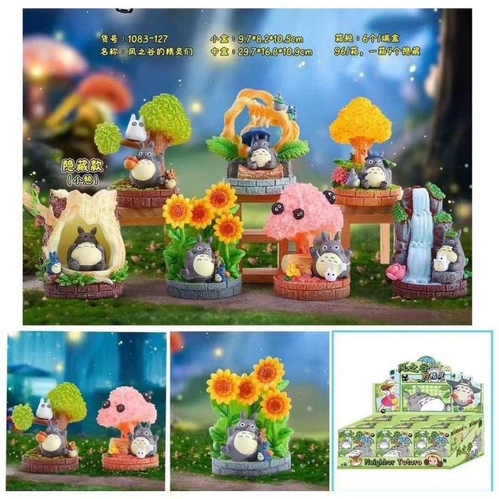 Figure Blind Box - Hayao Miyazaki Totoro Nausicaa of The  Valley of The Wind Series