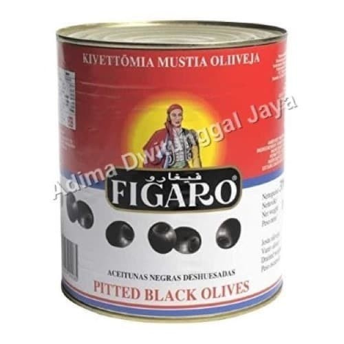 Buah Zaitun Figaro / Figaro Black Pitted Olive 3kg