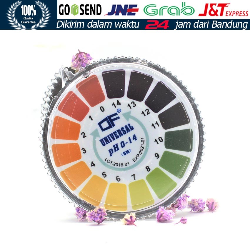 Kertas Lakmus PH Paper Roll Universal / Alat Tes Asam Basa Cepat untuk Aquarium, Tanah & Air Minum