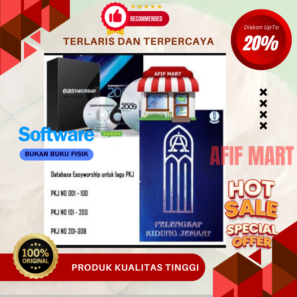 Database Easyworship PKJ Pelengkap Kidung Jemaat Multimedia Gereja