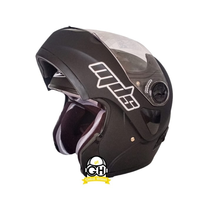 Terlaris -HELM MDS PRO RIDER SOLID BLACK DOFF MDS ULAR MDS PRORIDER - BLACK, M