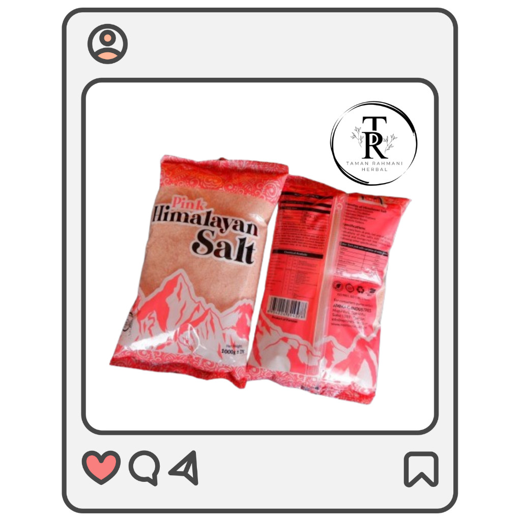 

Pink Himalayan Salt 1kg Garam Himalaya 1kg Original Asli TOKO TRH