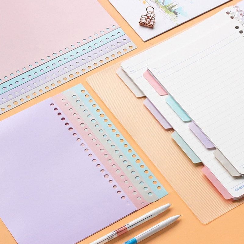

Halaman seni pastel warna Morandi A5/B5/halaman binder pastel/warna lembut/halaman binder