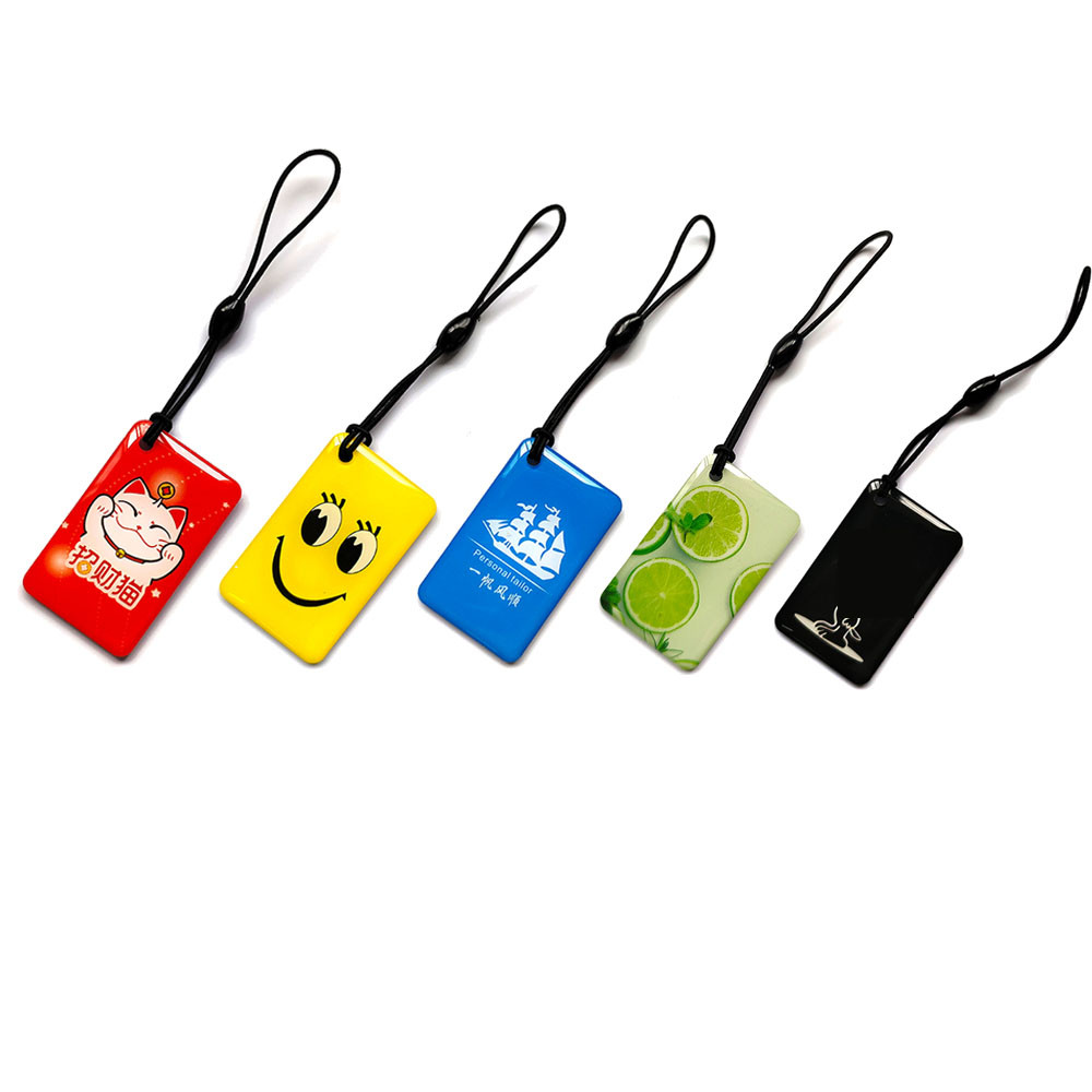 

10Pcs/set Random Pattern 13.56Mhz UID IC Changeable 1K S50 NFC RFID Keyfob Rewritable Access control accessories card Tag