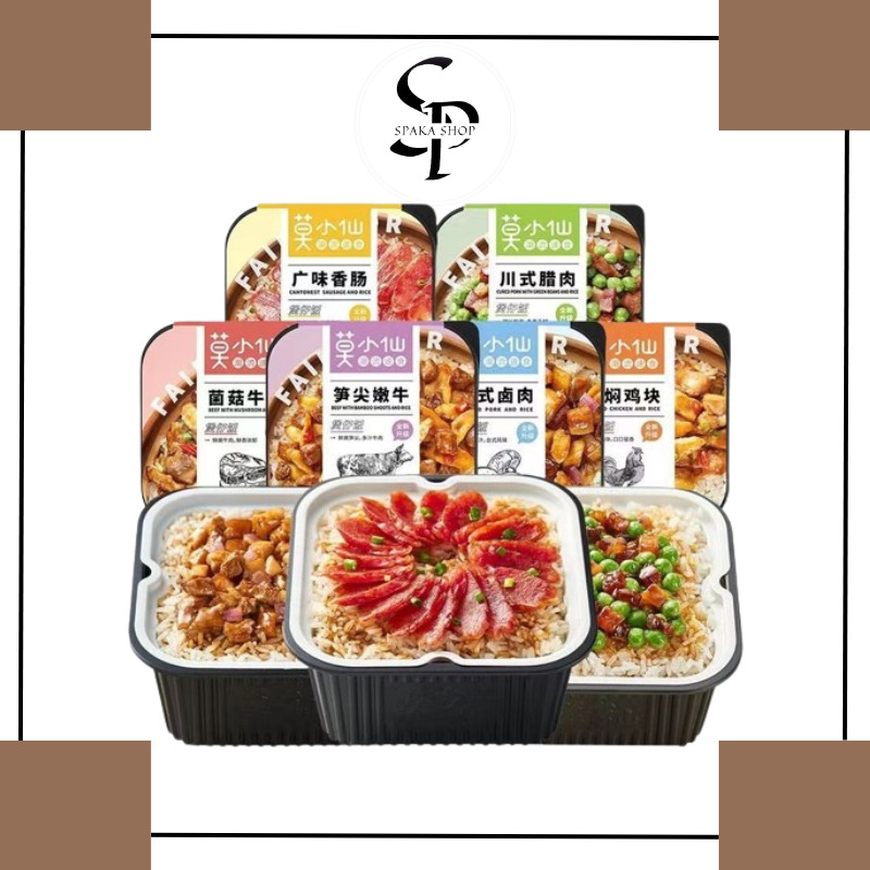 TX Mo Xiaoxian Hotpot Self-Heating Rice Instant Hotpot Nasi Box Instan Claypot Nasi Kotak Instant Ha