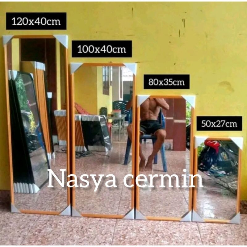 CERMIN DINDING PERSEGI PANJANG FULL BODY