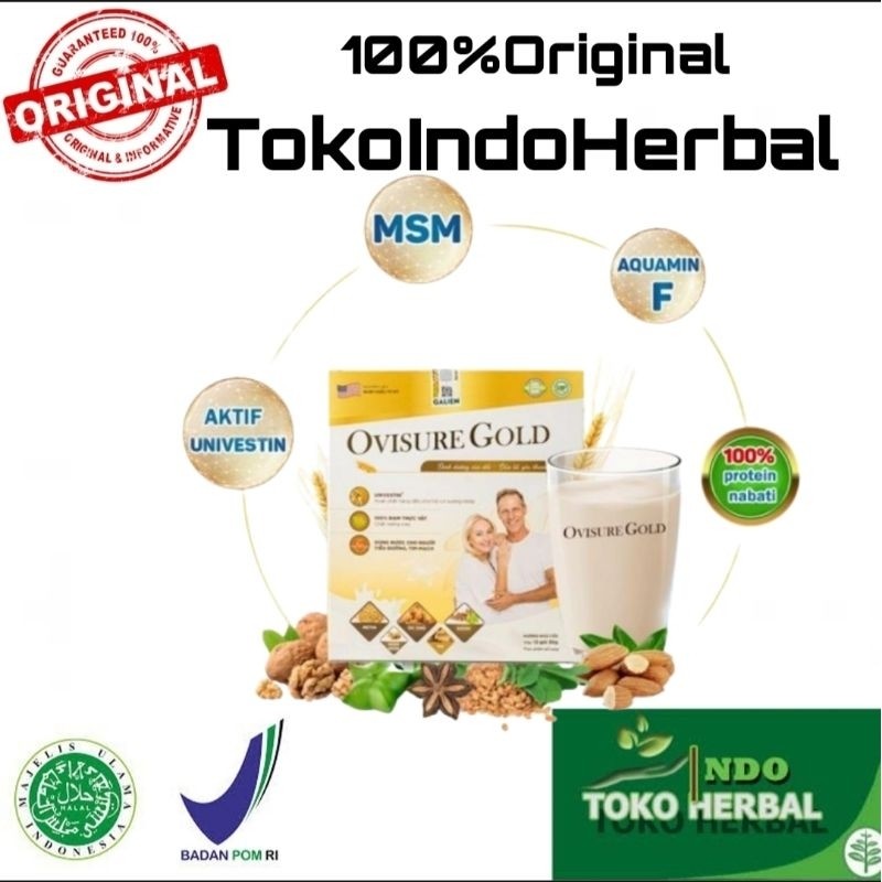 

( HARGA 1 BOX ) OVISURE GOLD SUSU USA SUSU UNTUK ATASI NYERI TULANG DAN SENDI, ASAM URAT, REUMATIK NYERI PINGGUL SYARAF KEJEPIT ASLI ORIGINAL