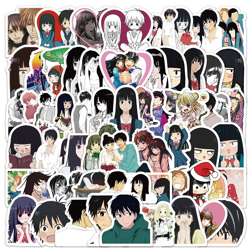 

10/30/60pcs Kimi Ni Todoke Anime Kuronuma Sawako Stickers Cute Girl Cartoon Decals Phone Case Water Bottle Notebook Sticker Pack