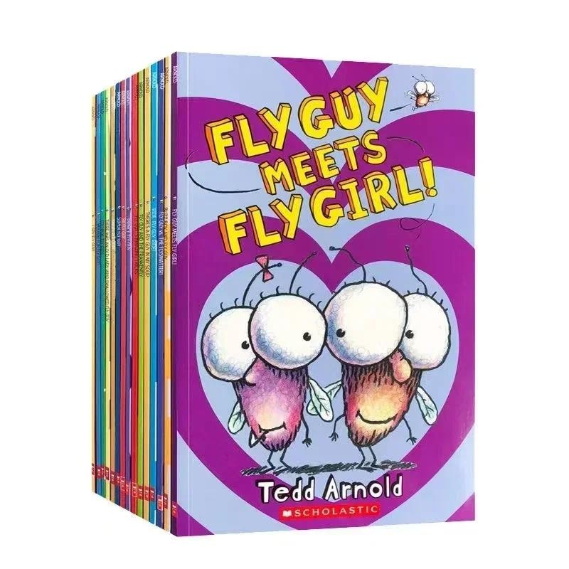 18 Books / Set English Usborne Books for Children Kids Picture Books Baby Famous Story The Fly Guy S