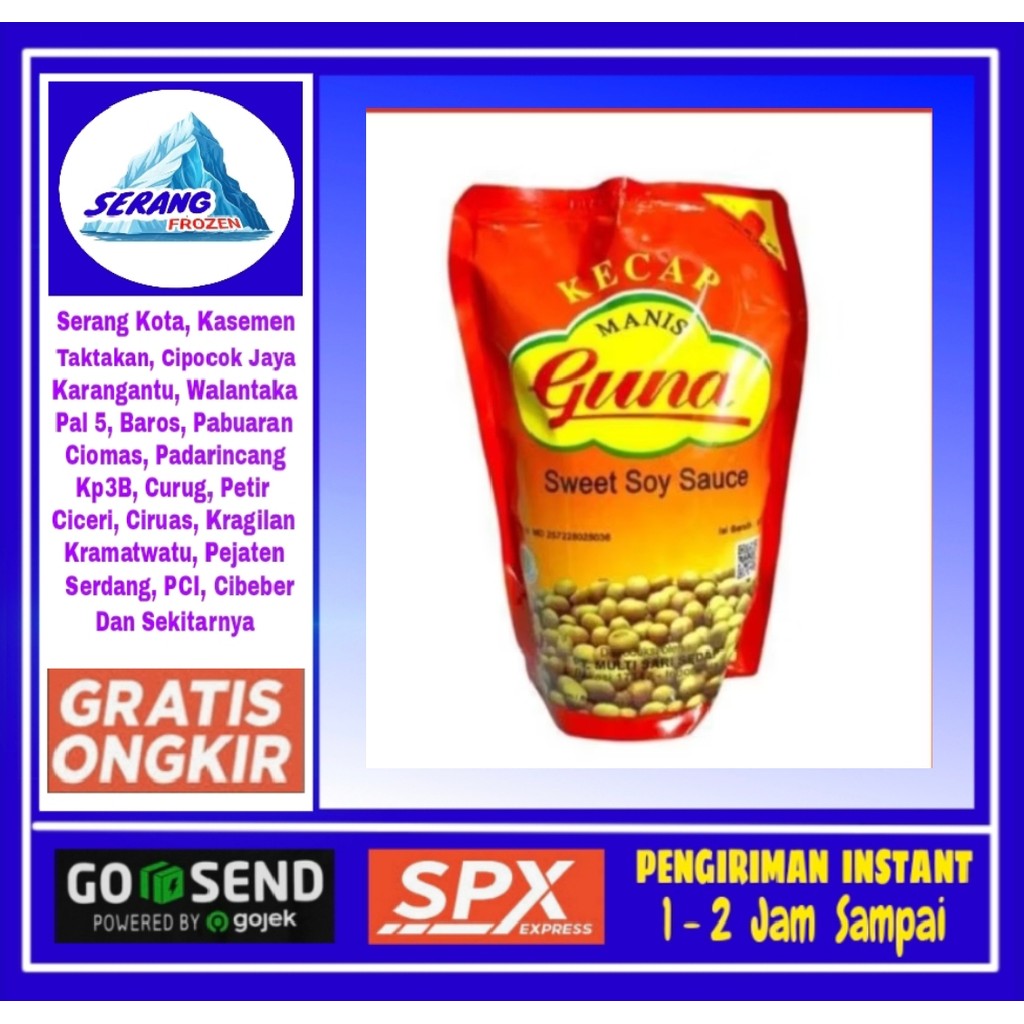 

Kecap Manis GUNA 520ml ,Omah Serang Frozen