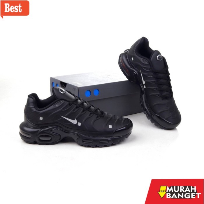 sepatu cowok model sekarang Sepatu Nike Tn Air Max Plus A Cold Wall Black - Black, 39