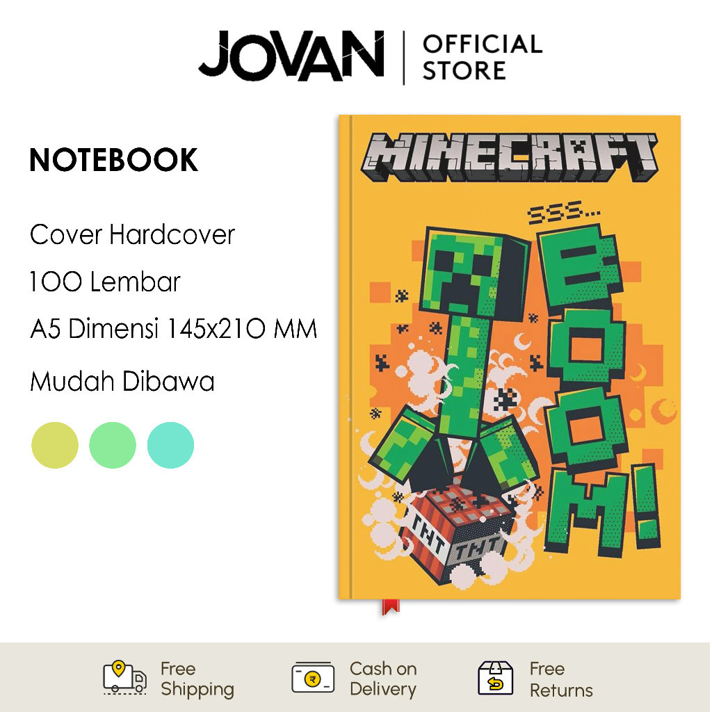 

Notebook Hardcover Custom Minecraft 1 Buku Tulis Catatan Note Agenda Planner Jurnal Diary Notebook Anime