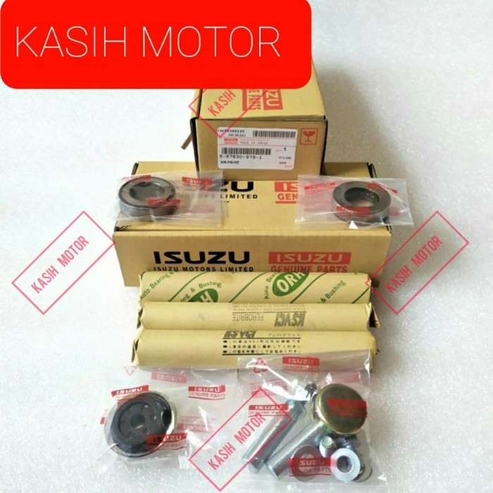 KING PEN SET KING PEN KING PIN ISUZU NLR55 NLR 55 ORIGINAL 1SET BARU