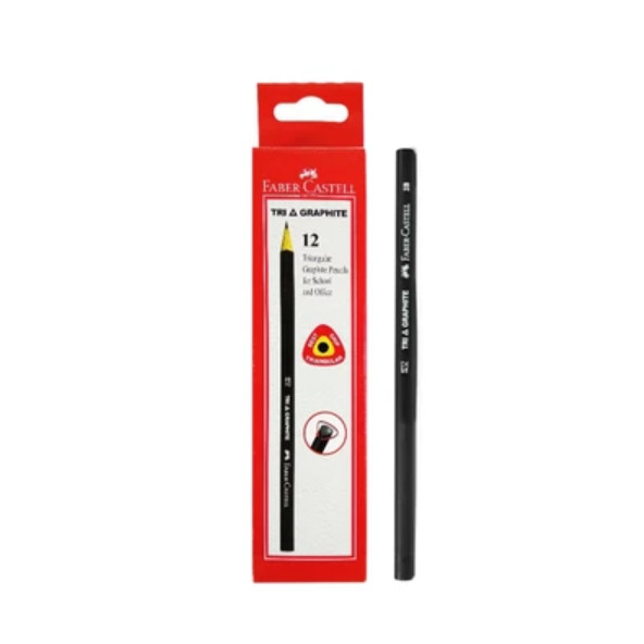 

Pensil 2B Tri Graphite Faber Castell (1 PACK / 12 PCS)